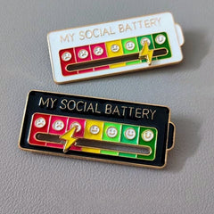 Social Battery Pin