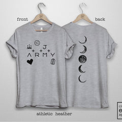 Kpop Army Tattoo Printed T-shirt