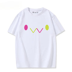 Girls' Vtuber Anime Cos Short-sleeved T-shirt