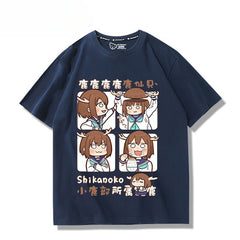 Casual Anime Graphic Short-sleeved T-shirt