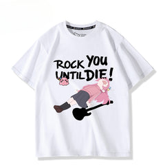 Funny Anime Graphic Short Sleeve T-Shirt