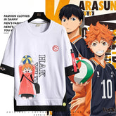 Unisex Anime Hinata Print Loose T-Shirt