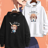 Women's Anime Graphic Print Loose Hoodie