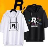 Men's Vice City Hooded Short Sleeve T-Shirt