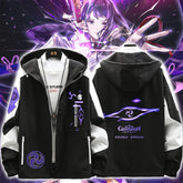 Casual Game Pattern Hooded Jacket