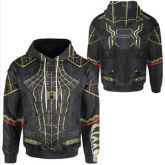 Unisex Spider 3D Print Cosplay Loose Hoodie