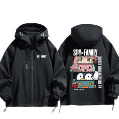 Unisex Anime Aniya Zipper Thin Jacket