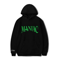 Korean Style Girls Cropped Black Hoodie