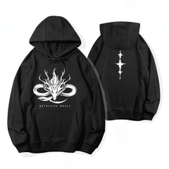 Game Logo Printed Pullover Hoodie