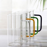 Tall Square Glass Mug