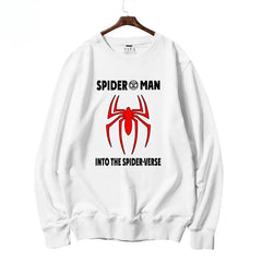 Unisex Spider Universe Comic Round Neck Loose Sweatshirt