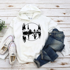 Bicycle Through the Upside Down Unisex Hoodie