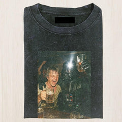 Funny Darth Vader Luke Meme Washed Tee