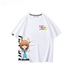 Women's Anime Cotton Short-sleeved Tee
