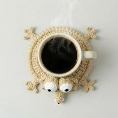 Scrat coaster crochet