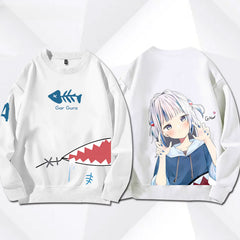 Gawr Gura Loose Long-sleeved Sweatshirt