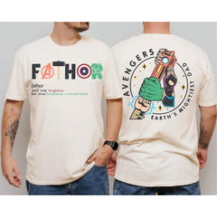 Fathor Avengers Printed Daddy T-Shirt