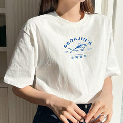 Unisex Super Tuna Jin Happy Kpop Shirt