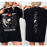 Vintage SKZ RUN IT World Tour Graphic T-shirt