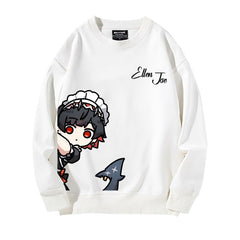 Unisex Game Print Crew Neck Sweatshirt