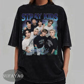 SKZ Vintage Graphic Cotton Washed Tee