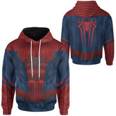 Unisex Spider 3D Print Cosplay Loose Hoodie
