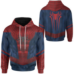 Unisex Spider 3D Print Cosplay Loose Hoodie