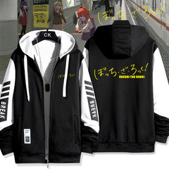 Unisex Trandy Band Cos Zip Up Hooded Jacket