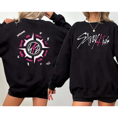 SKZ Logo Printed Crew Neck Sweatshirt Gift