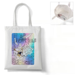 Anime Canvas Shoulder Tote Bag