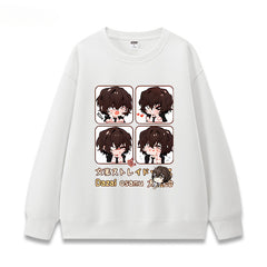 Unisex Anime Crew Neck Cotton Sweatshirt