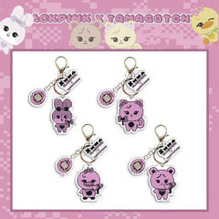 Jennie LISA ROSE Acrylic Pendant Keychain