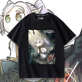 Unisex Anime Pattern Print Short-sleeved T-shirt