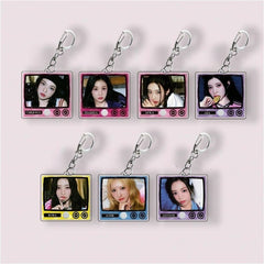 KPOP AHYEON ASA Pendant Keychain Set