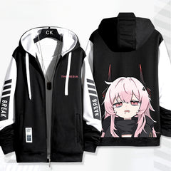 Unisex Game Funny Print Zipper Jacket