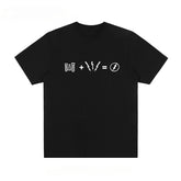 Unisex Flash Formula Print Short-sleeved T-shirt