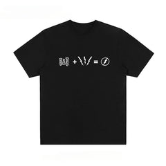 Unisex Flash Formula Print Short-sleeved T-shirt