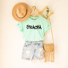 Women's Kpop Letter Printed T-shirt