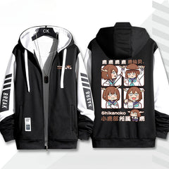 Casual Women's Anime Hooded Cardigan