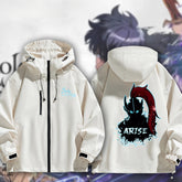 Men's Anime Graphic Print Hooded Jacket