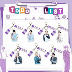 EN- Acrylic Keyring Pendant Bag Charm