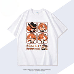 Trendy Anime Pattern Short-sleeved T-shirt