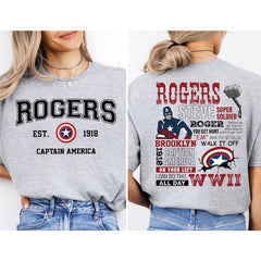 Rogers Captain America Short Sleeve T-Shirt