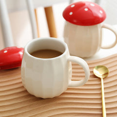 Red Mushroom Mug Coffee Cup