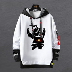 Casual Game Pattern Printed Pullover Hoodie