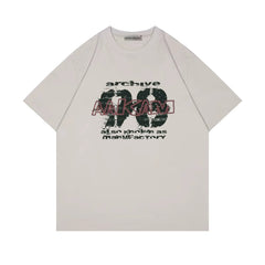 Martin Same Letter-printed Short-sleeved T-shirt