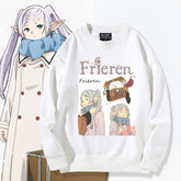 Women's Anime Printed Crew Neck Sweatshirt