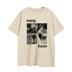 SUNGHOON Collage Print Short-sleeved T-shirt