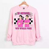 In October We Wear Pink Damon Stefan Crewneck Sweatshirt