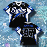 BANGTAN Street Style 3D Print V-neck Jersey Top